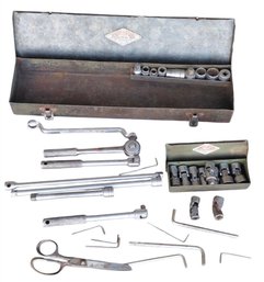Collection Of Vintage Metal Mechanics Tools