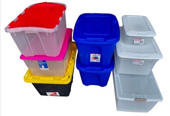 Assorted Storage Tubs