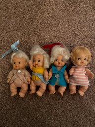 4 Vintage Baby Dolls