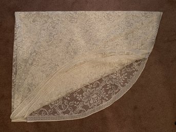 Oval Shape Doily Materiel Table Cloth