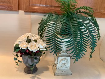 Faux Plants W/ Vases