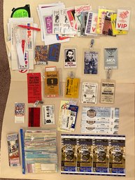 Lot Of Various Tickets And Passes