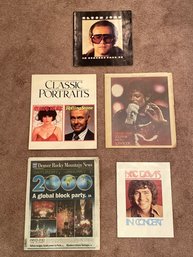 Vintage Newspapers And Concert Books