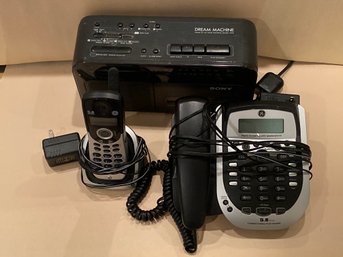 GE Telephone System And Sony Dream Machine