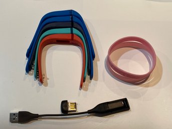 Lot Of 5 Colored Fitbit Bands (without Fitbit)