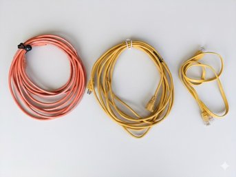Lot Of 3 Extension Cords