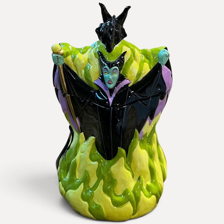 Disney Locket #211 Disney Auctions Exclusive Maleficent & Dragon Double-Sided Ceramic ...