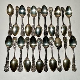 #322 Set Of Twenty-Two (22) Vintage Collectible Reed & Barton Francis I Sterling Silver Spoons 746g - 6'