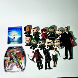 #031 Collection Of DC And Doctor Who Figures And Merchandise