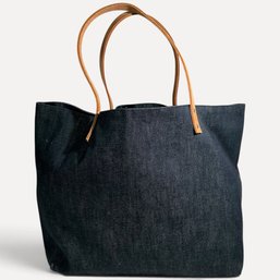 #207 Los Angeles Apparel Denim Essential Tote Bag 14' X 18'