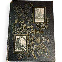 #077 Antique 1900s Art Nouveau Princess Angeline Postcard Album 10.5' X 7.75'