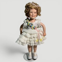 #179 Danbury Mint 'Baby Take A Bow' Shirley Temple Doll 10.5'