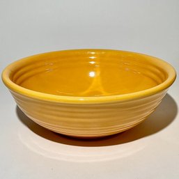 #051 Vintage Homer Laughlin Fiestaware Salad Bowl, Yellow 9'