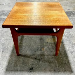 #016 Vintage Mid Century Modern Designer Niels Bach Danish Coffee Table/ Made In Denmark #1