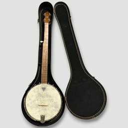 #326 Vintage 5-String Open-Back Banjo With Remo Weatherking Fiberskyn Head 36'