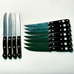#008 Set Of Eleven (11) Vintage German-made Henckels Steak Knives