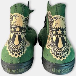 #069 Converse Chuck Taylor All Star Sailor Jerry 'Death Or Glory' Leather Hi-Tops