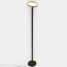 #019 Sky Silver Torchiere Floor Lamp With Adjustable Head 66'