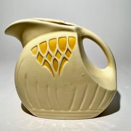 #072 Vintage RRP Co. Art Deco Pitcher, Cream