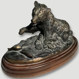 #316 Terrell O'Brien Gallery Originals Grizzly Bear Figurine 8.5'