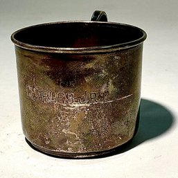 #342 Vintage Sterling Silver Mexico Baby Cup 59g