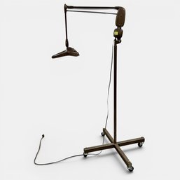 #009 Vintage Dazor Floating Fixture Industrial Floor Lamp 67'