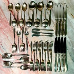 #203 Set Of Thirty-Eight (38) Pieces Of Vintage Gorham Sterling Silver Flatware 1155g