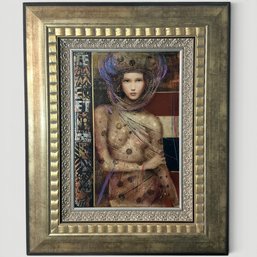 #132 Csaba Markus 'Femme Eternite' Mixed Media On Canvas 28.5' X 22.75'