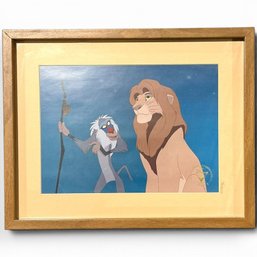 #258 Vintage 1995 Disney Store Exclusive The Lion King Commemorative Lithograph 14.75' X 12'