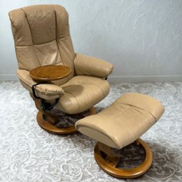 #272 Ekornes Stressless Mayfair Recliner Chair With Ottoman #2