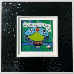 #142 David 'Lebo' Le Batard 'Something To Hope For' Mixed Media Painting On Plexiglass 16' X 16'