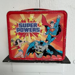 #040 Vintage 1983 'Super Powers' Metal Lunchbox