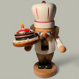 #125 Steinbach Troll Confectioner/Cake Baker Nutcracker 11.5'