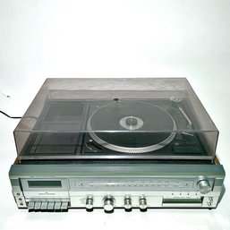 #004 Vintage Sears AM/FM Stereo System With Record Player