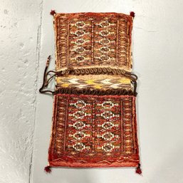 #255 Antique Persian Saddle Bag/Rug 38' X 21'