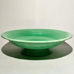#061 VINTAGE Homer Laughlin Fiesta Footed 12.25' Bowl, Green