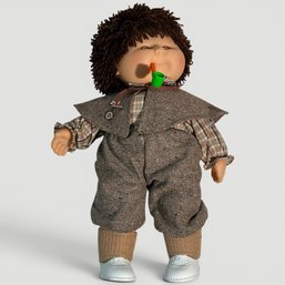 #170 Vintage Zapf Sauerkraut Bunch 'Sleuth Detective' Doll 19'