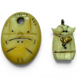 #364 Antique Alaskan Billiken Good Luck Charm Pendant
