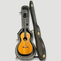 #328 Vintage Regal Tenor Guitar With Carrying Case 41'