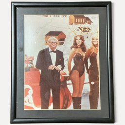#437 George Burns Autographed Framed Christmas Special Photograph 12' X 10'