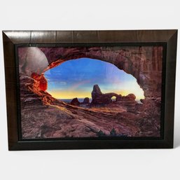 #370 Peter Lik 'Stone Temple' Framed Limited Edition Photograph 112/950 47.25' X 33.75'
