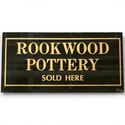 #232 Vintage Rookwood Pottery Store Sign 15.75' X 8'