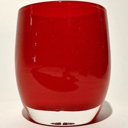 #363 Glassybaby Hand-blown Glass Rudolph Votive Candle Holder