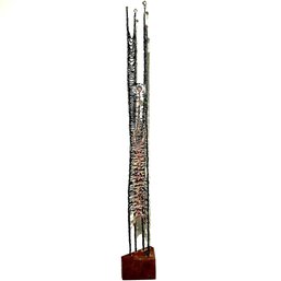 #315 Mid Century  ' Untitled'  Brutalist Sculpture By Neth 40' X 6'