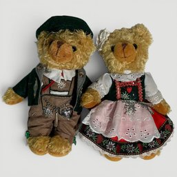 #188 Edeltraut Hofmann German Trachten/Bavarian Outfit Teddy Bear Couple 9'