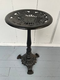 23 Vintage Cast Iron Black Outdoor Stool