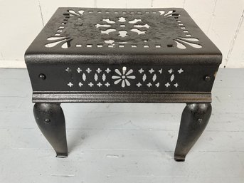 26 Vintage Cast Iron Black Child's Garden/Outdoor Stool/Table