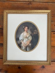 78 Vintage 'La Cruche Casse', Jean-Baptiste Greuze, 1771 Framed Print