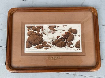 80 Bev Doolittle 'The Forest Has Eyes' Signed Framed Painting