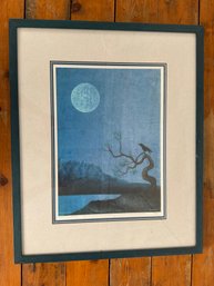 97 Vintage Nicholas Kirsten Honshin 'Brother Raven' Framed Print
